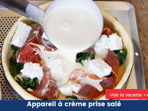 Appareil à crème prise salé